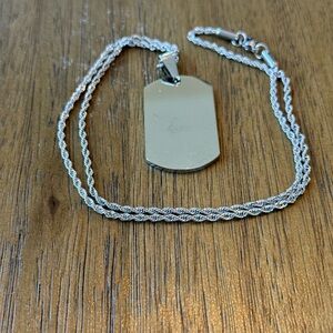 Matthew 11:28 Silver Necklace!
